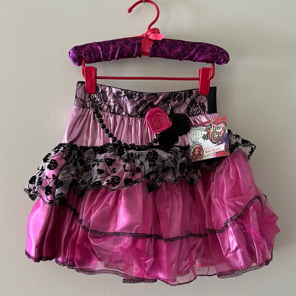 Fancy pink costume dress up play skirt